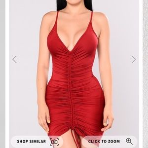 Shanghai ruched dress